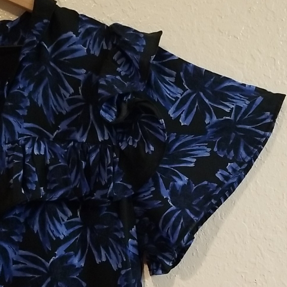 📌FINAL SALE |WWW | Ruffle Floral Print Shirt Dress - Picture 3 of 14